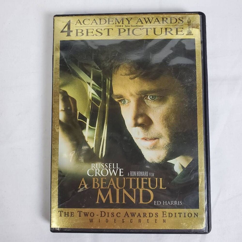 A Beautiful Mind (DVD, 2001, Russell Crowe) Two-Disc Awards Edition